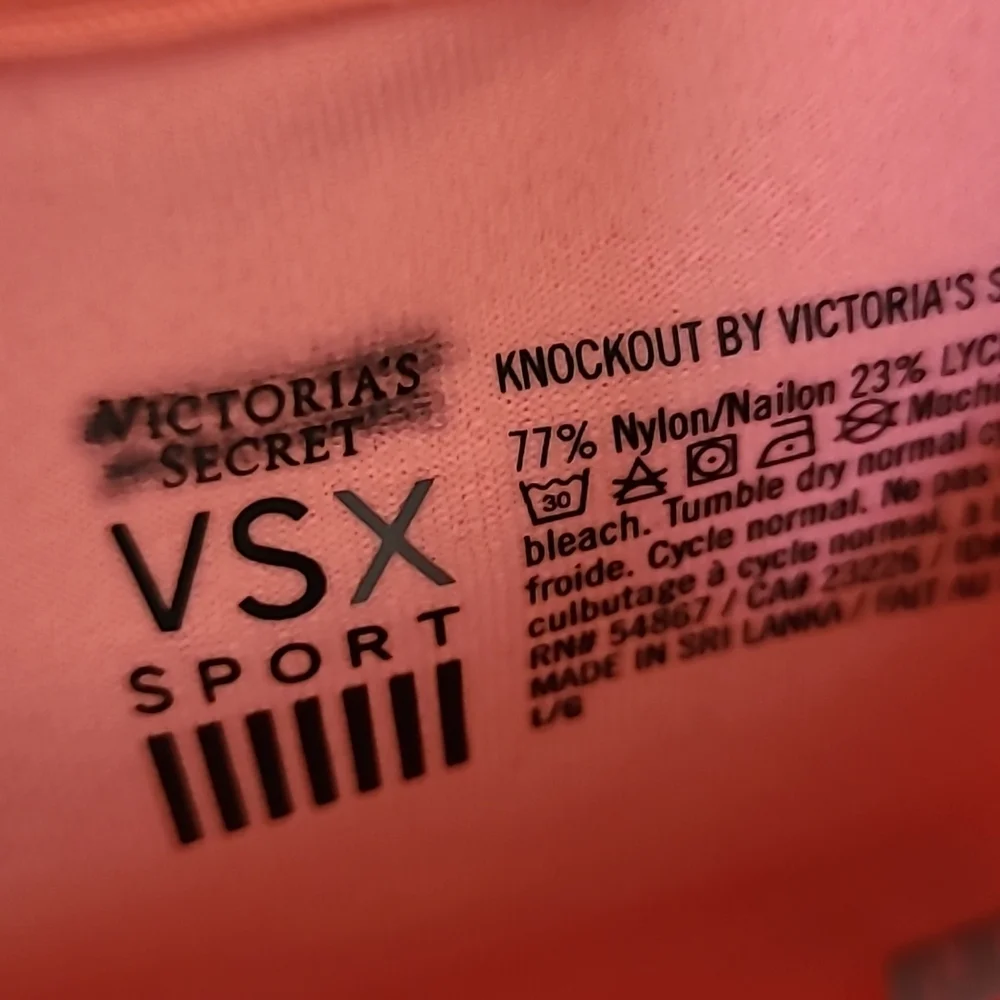 Victoria's Secret VSX yoga jacket large coral color - Picture 3 of 9